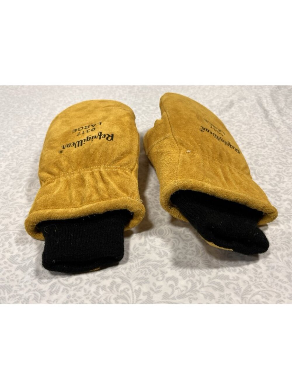 RefrigiWear Insulated Leather Mitt Large 0317, Protection for Extreme Temps - Picture 5 of 10